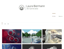 Tablet Screenshot of laurabiermann.com